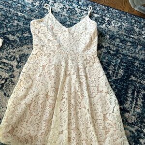 White lace lulus dress